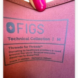 Figs scrub top Mauve